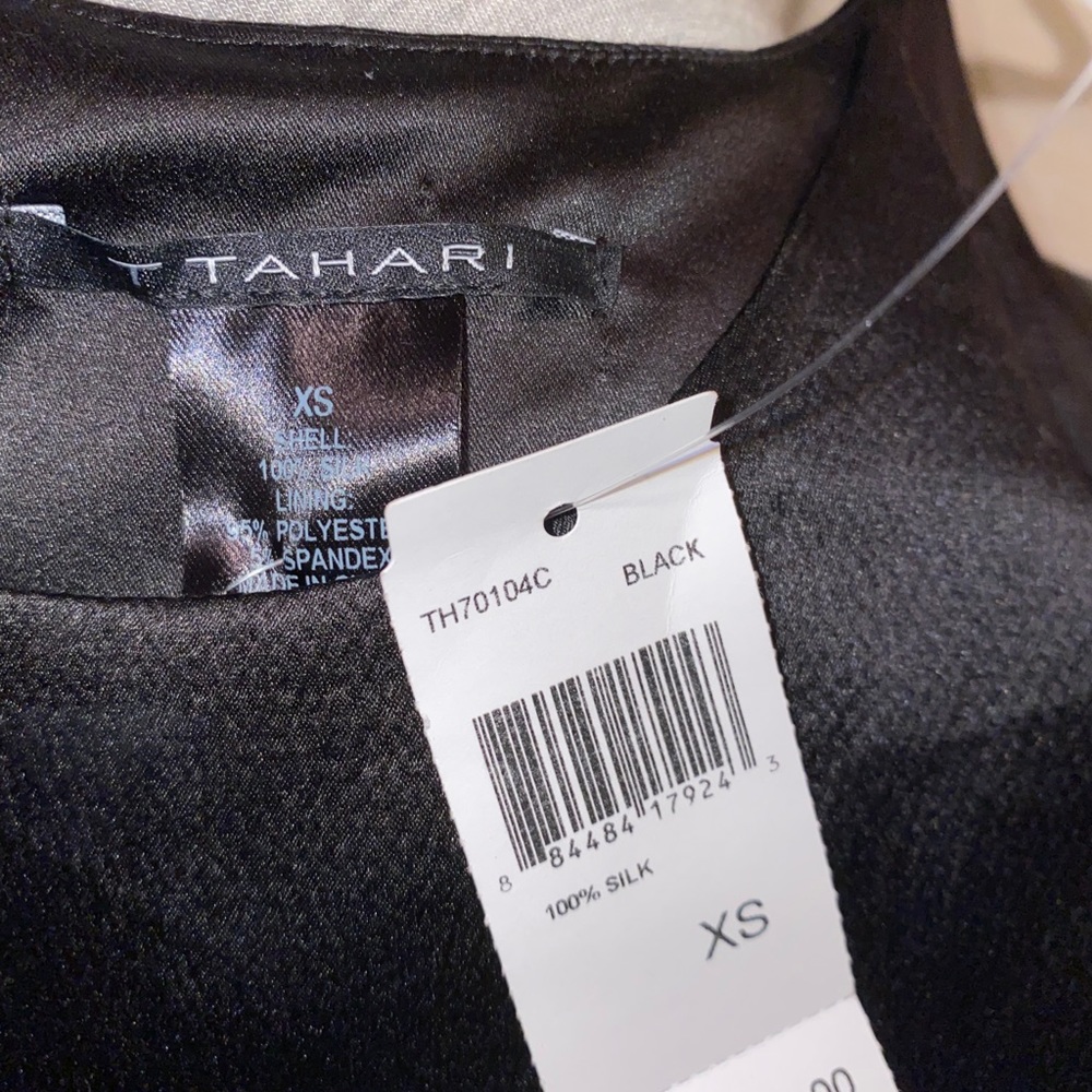 NWT Tahari Silk Lace Black camisole Tank Top - Picture 4 of 4
